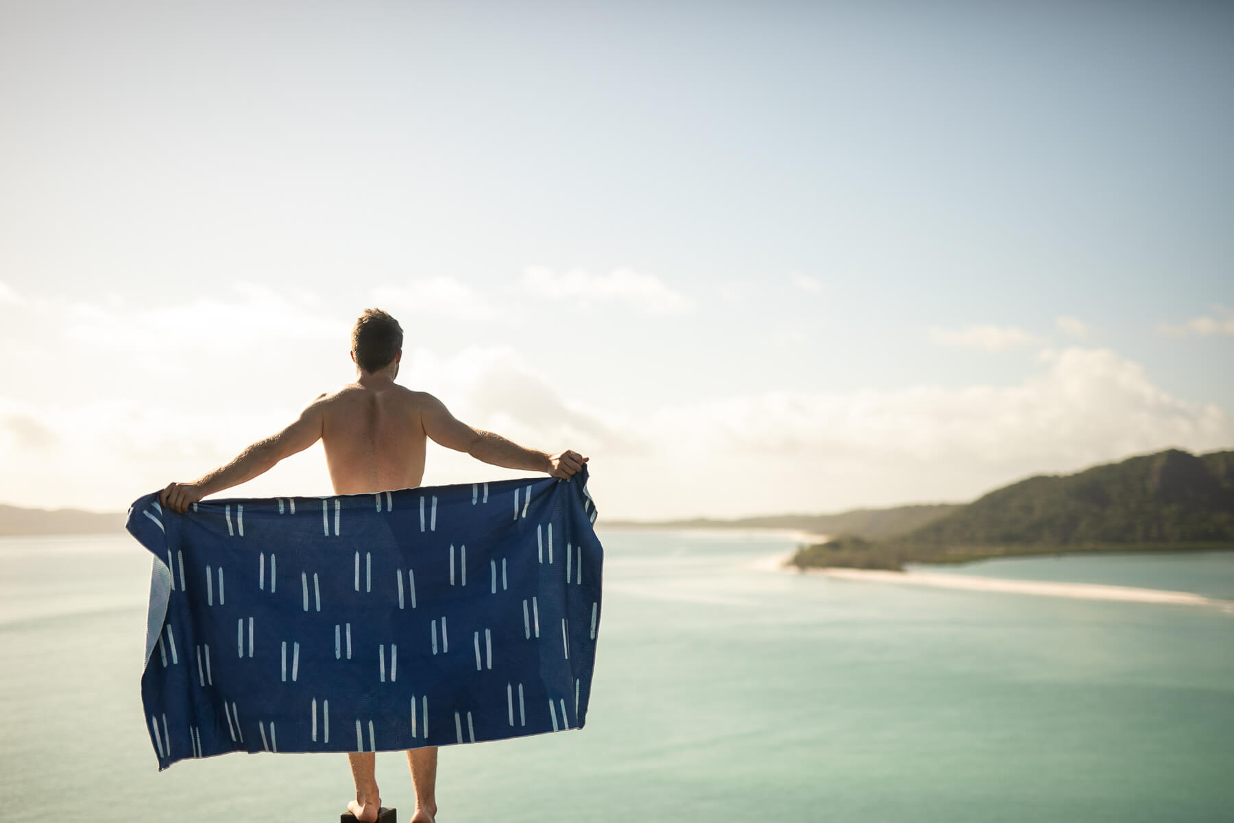 Salty Waves - Recycled Sand Free Beach Towel
